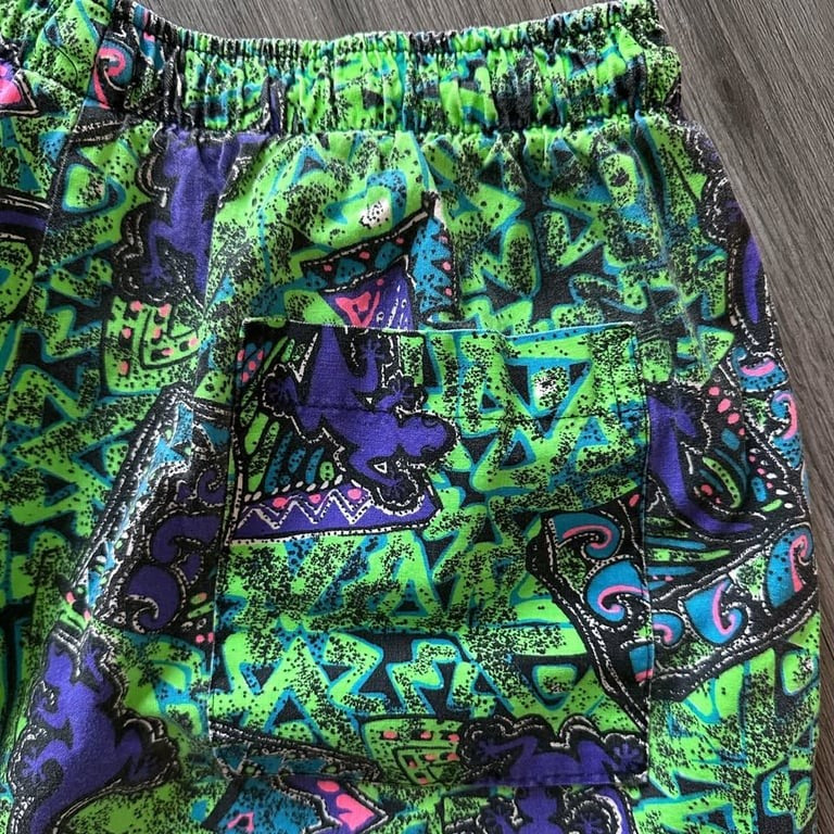 Vintage 90s Surf Gecko Shorts