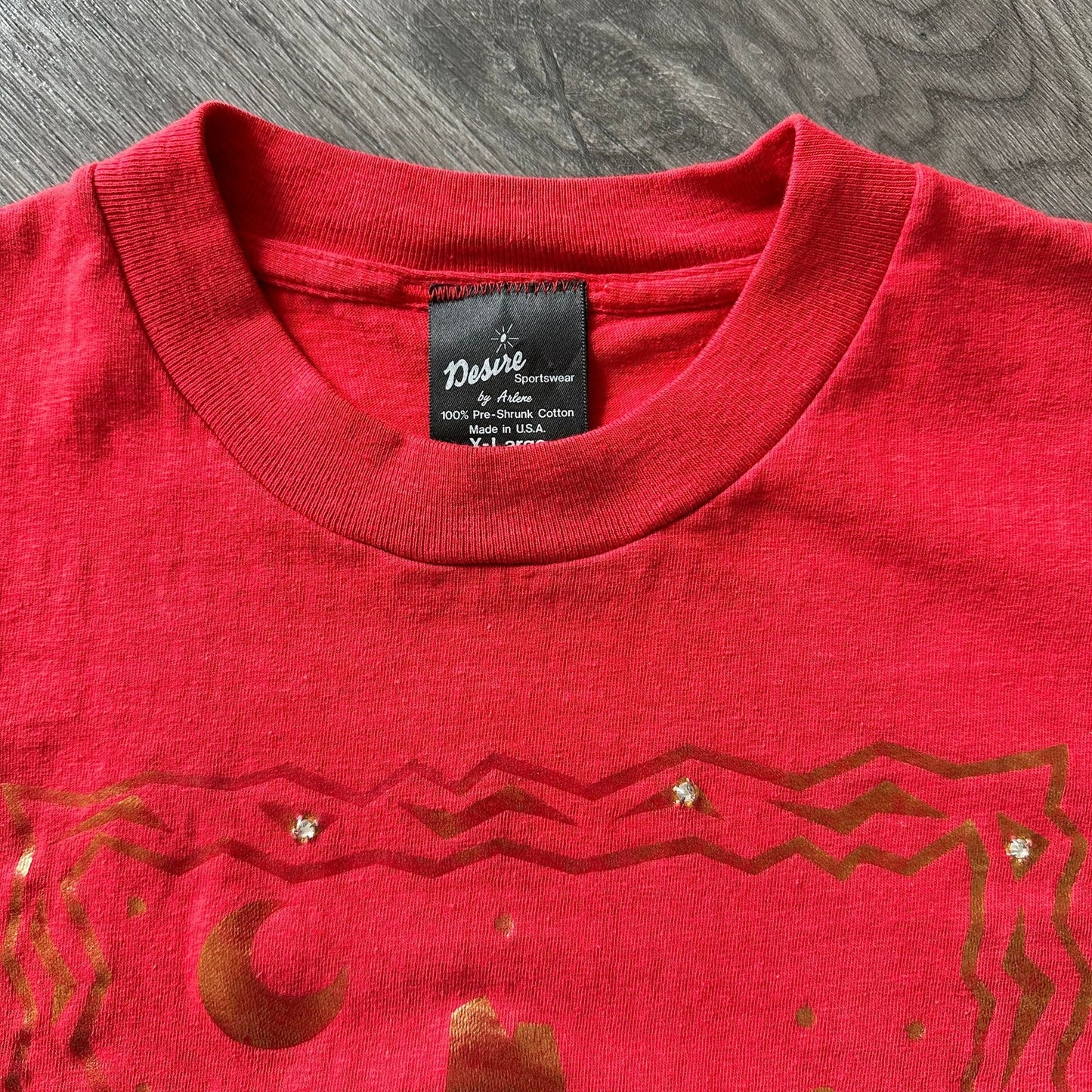 Vintage 80s Western Wolf T-Shirt