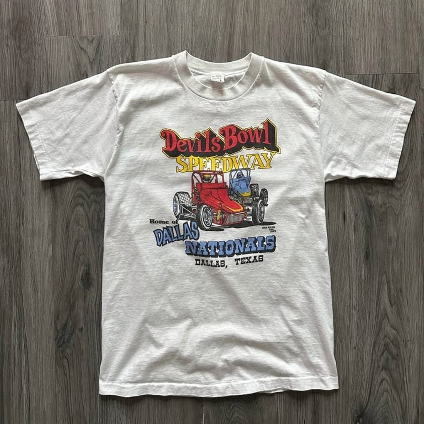 Vintage 1978 Devil’s Bowl Speedway Dallas Nationals T-Shirt