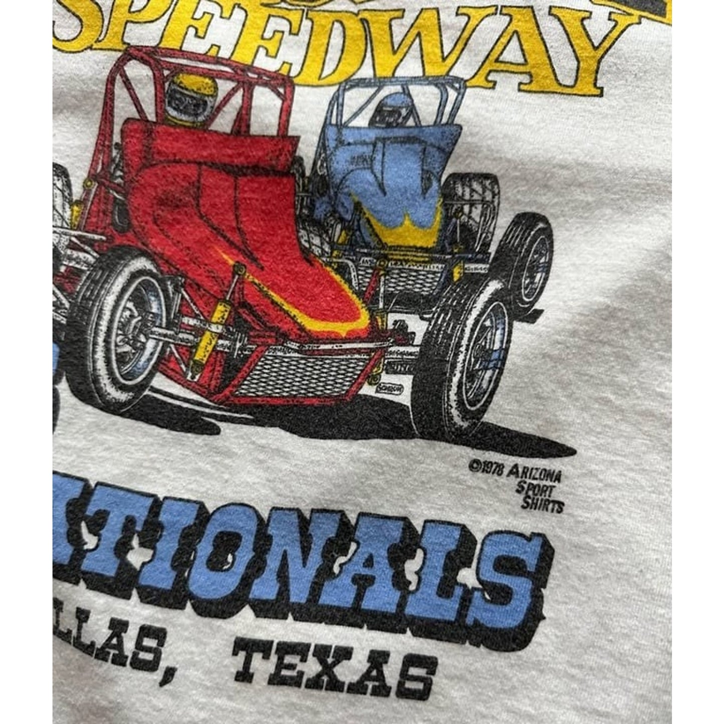 Vintage 1978 Devil’s Bowl Speedway Dallas Nationals T-Shirt