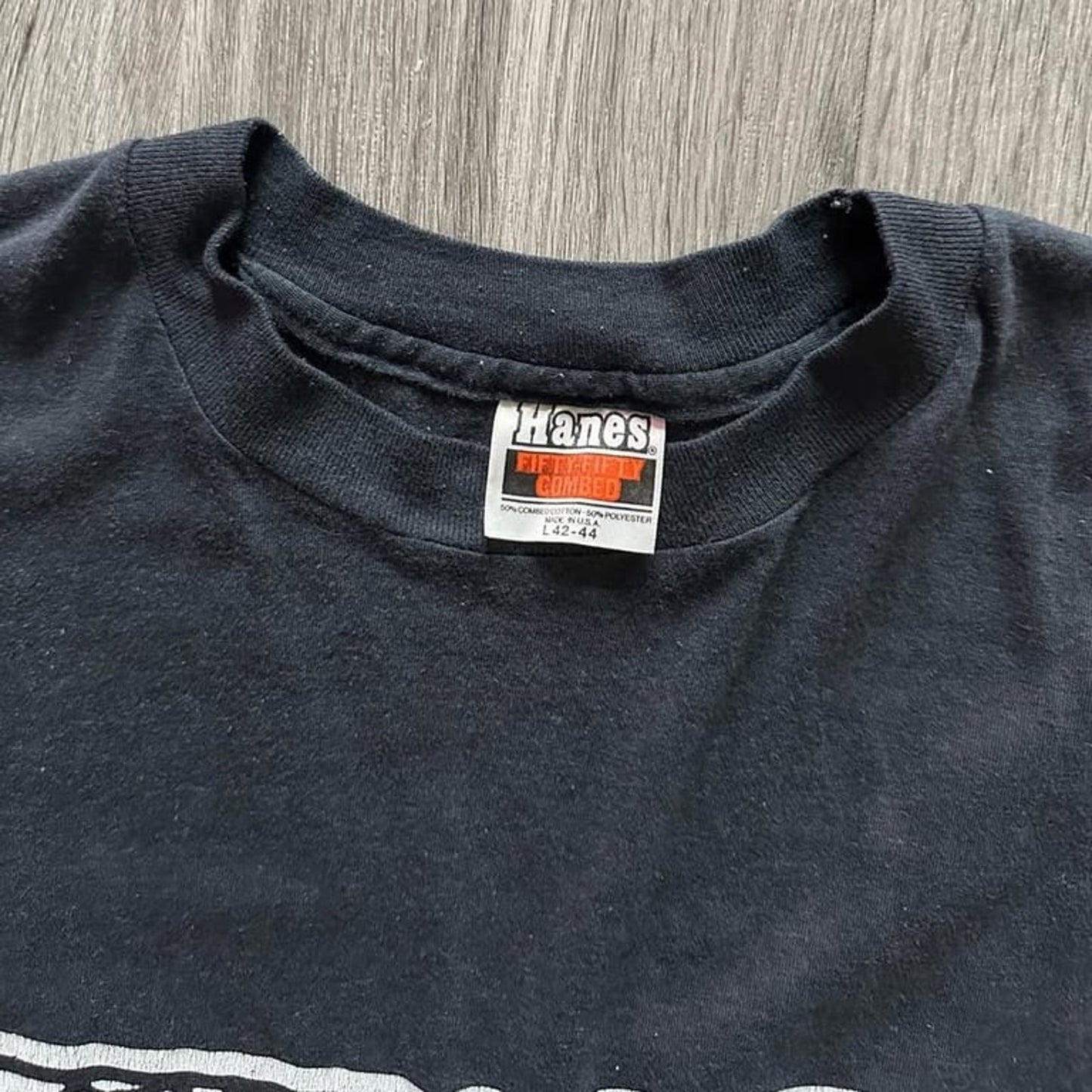 Vintage 90s Blackhawk Farms Road Racing Circuit Motorcycle T-Shirt