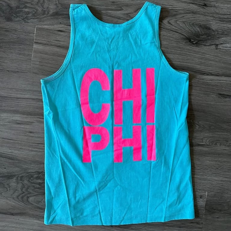 Vintage 80s Texas A&M Spring Tank Top Chi Phi