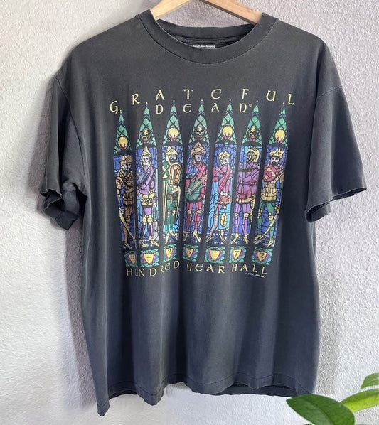 Vintage Grateful Dead Shirt Hundred Year Hall 1995 GDM Europe