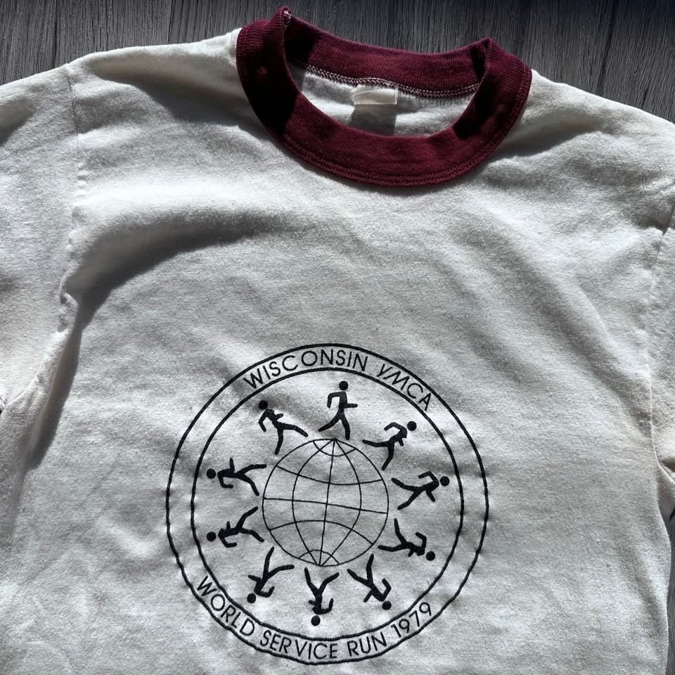 Vintage 70s YMCA Ringer Tee