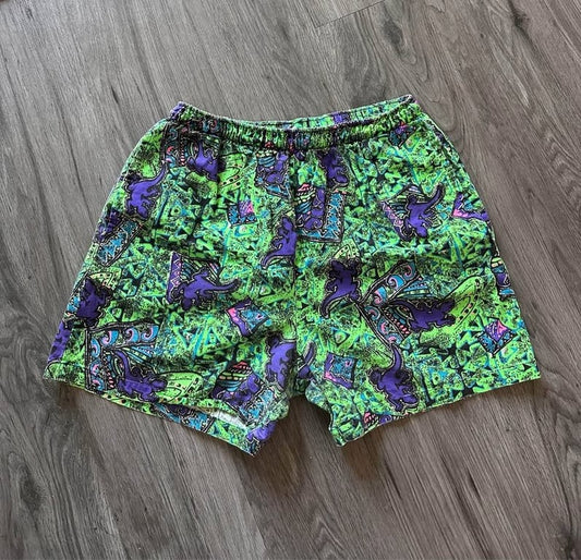 Vintage 90s Surf Gecko Shorts