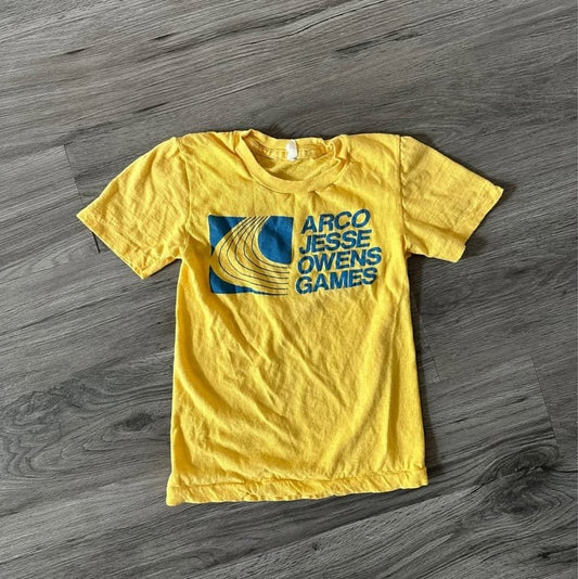 Vintage 80s ARCO Jesse Owens Games T-Shirt