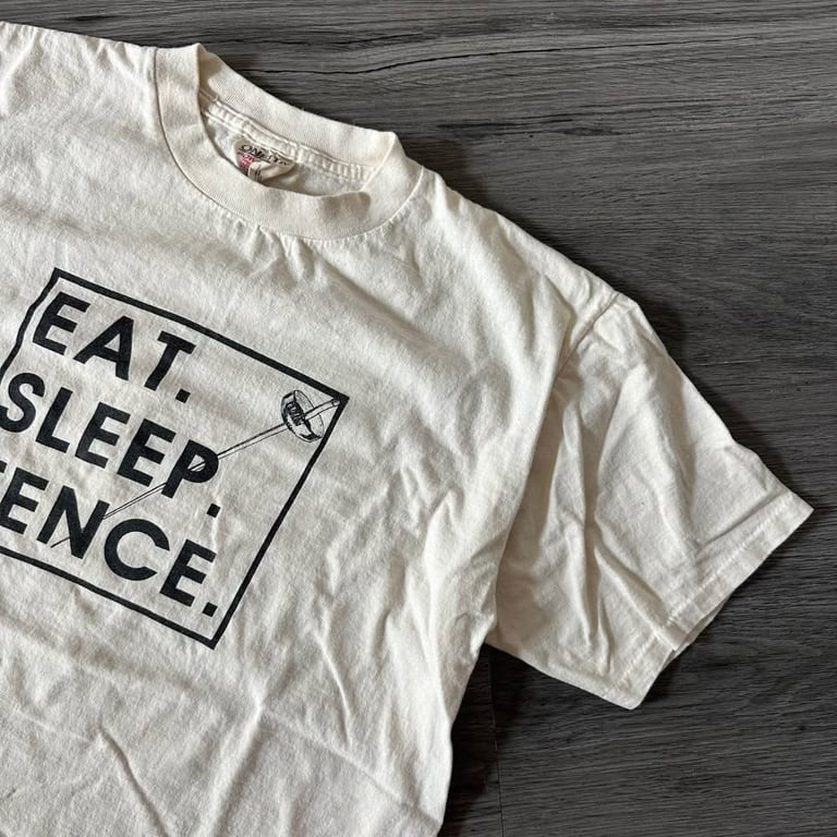 Vintage 80s Eat Sleep Fence T-Shirt