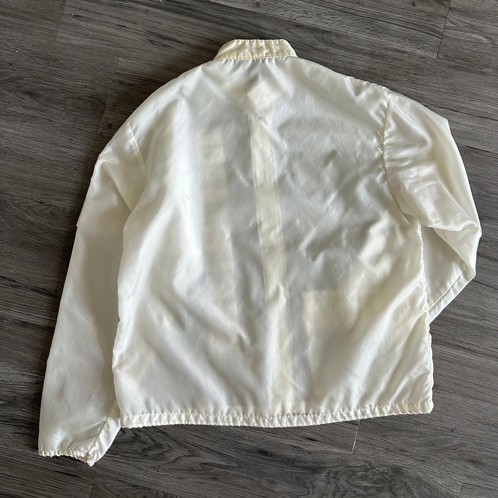 Vintage The Great Lakes Jacket White Flag Windbreaker Men's Small