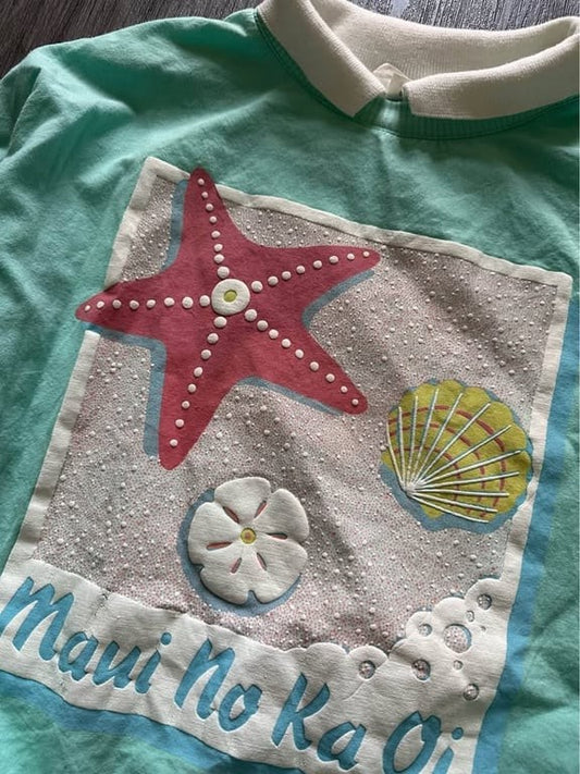 80s Vintage Maui Beach Surf Sweatshirt
