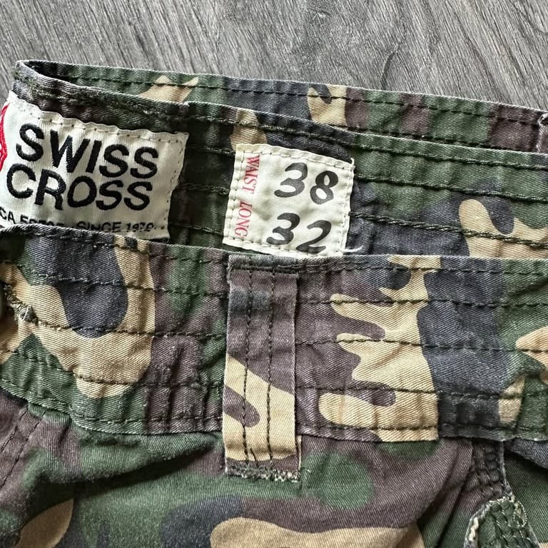 Vtg 90s Alpenflage Swiss Army Cargo Pants