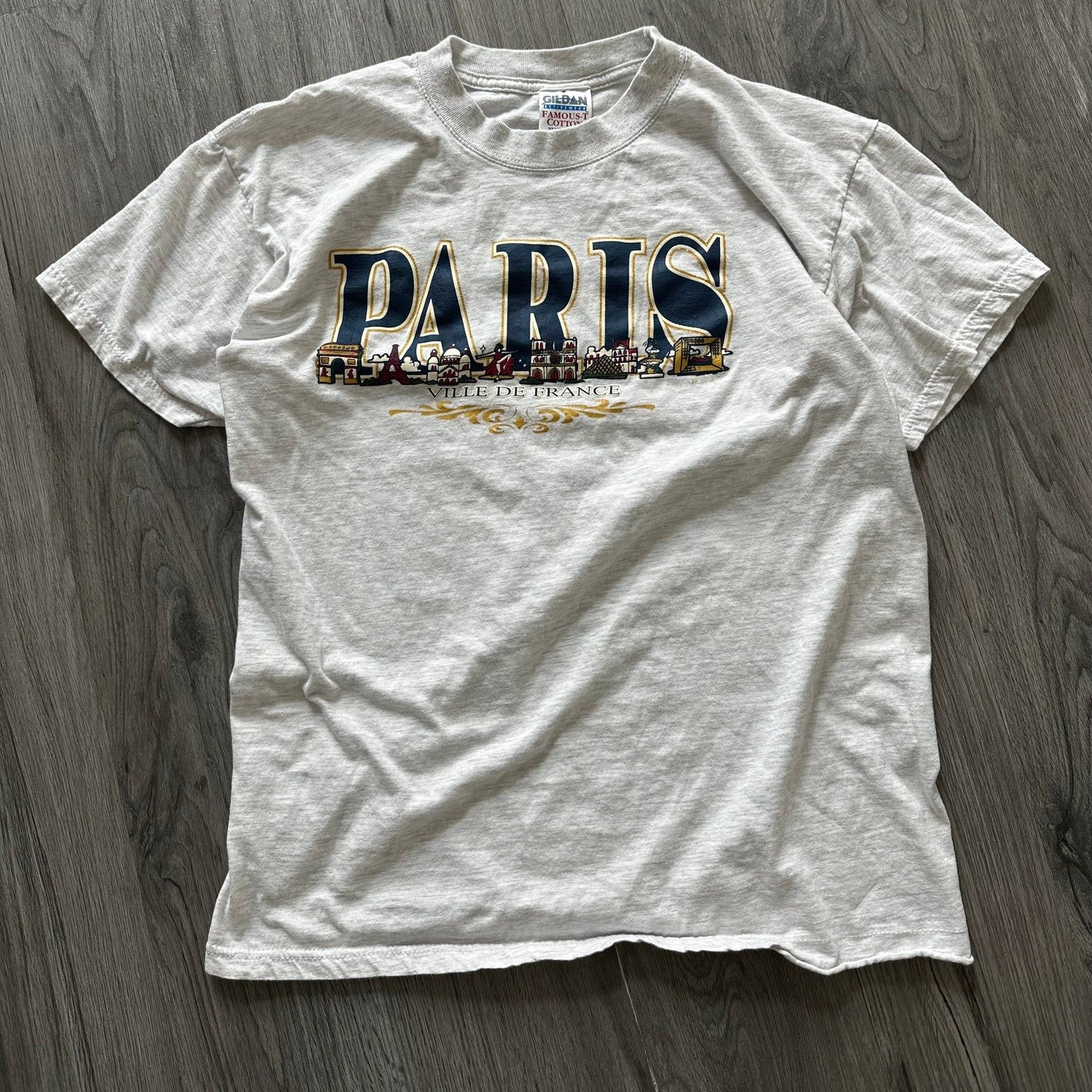 Vintage Paris Travel Souvenir Tee