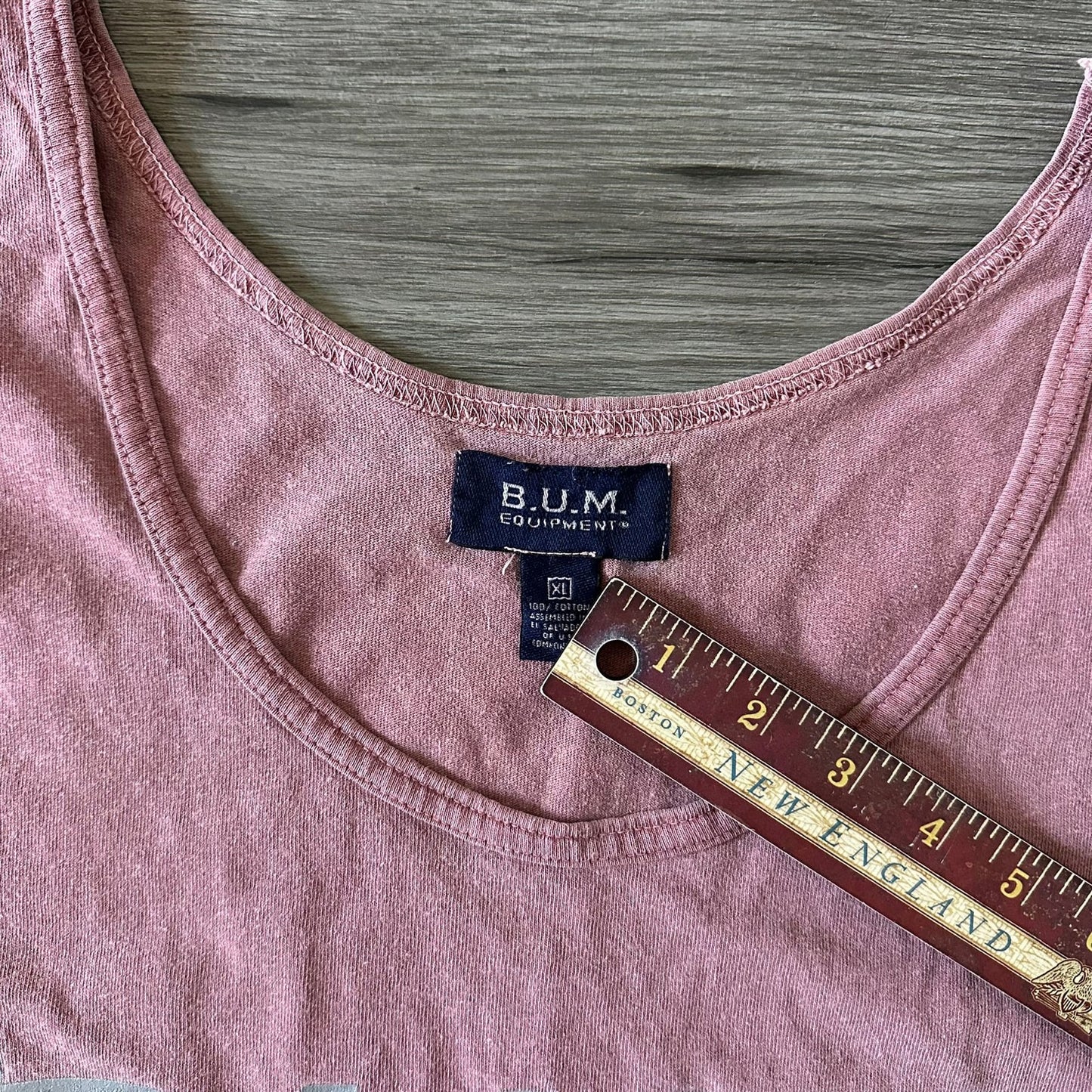 Vtg BUM Equipment 90s Tank Top T-Shirt B.U.M. USA Mens