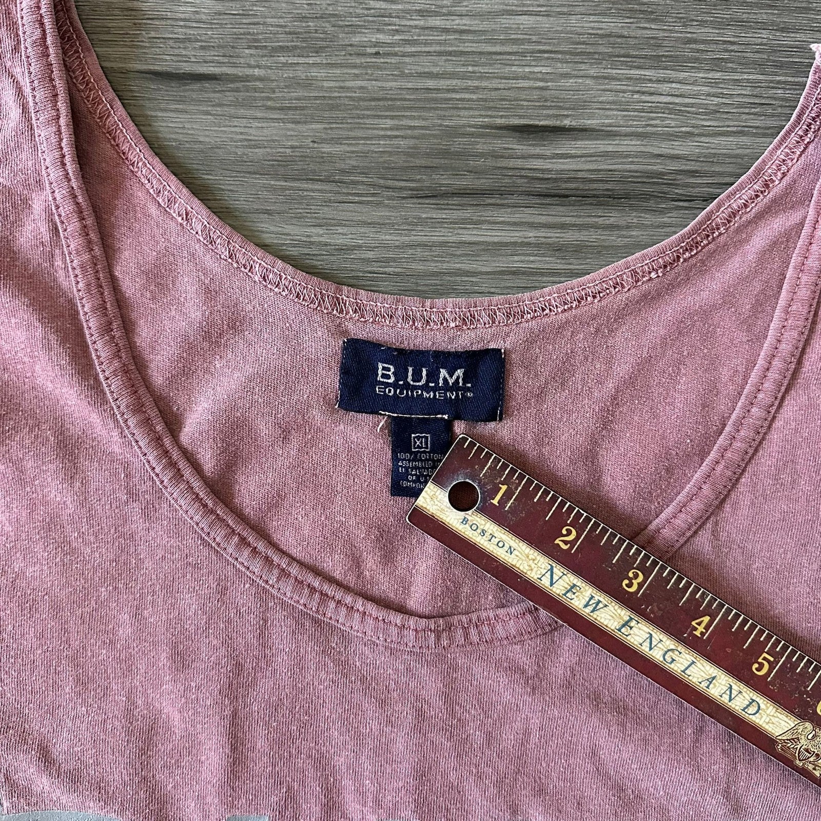 Vtg BUM Equipment 90s Tank Top T-Shirt B.U.M. USA Mens