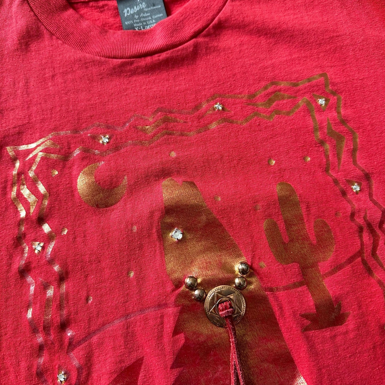 Vintage 80s Western Wolf T-Shirt