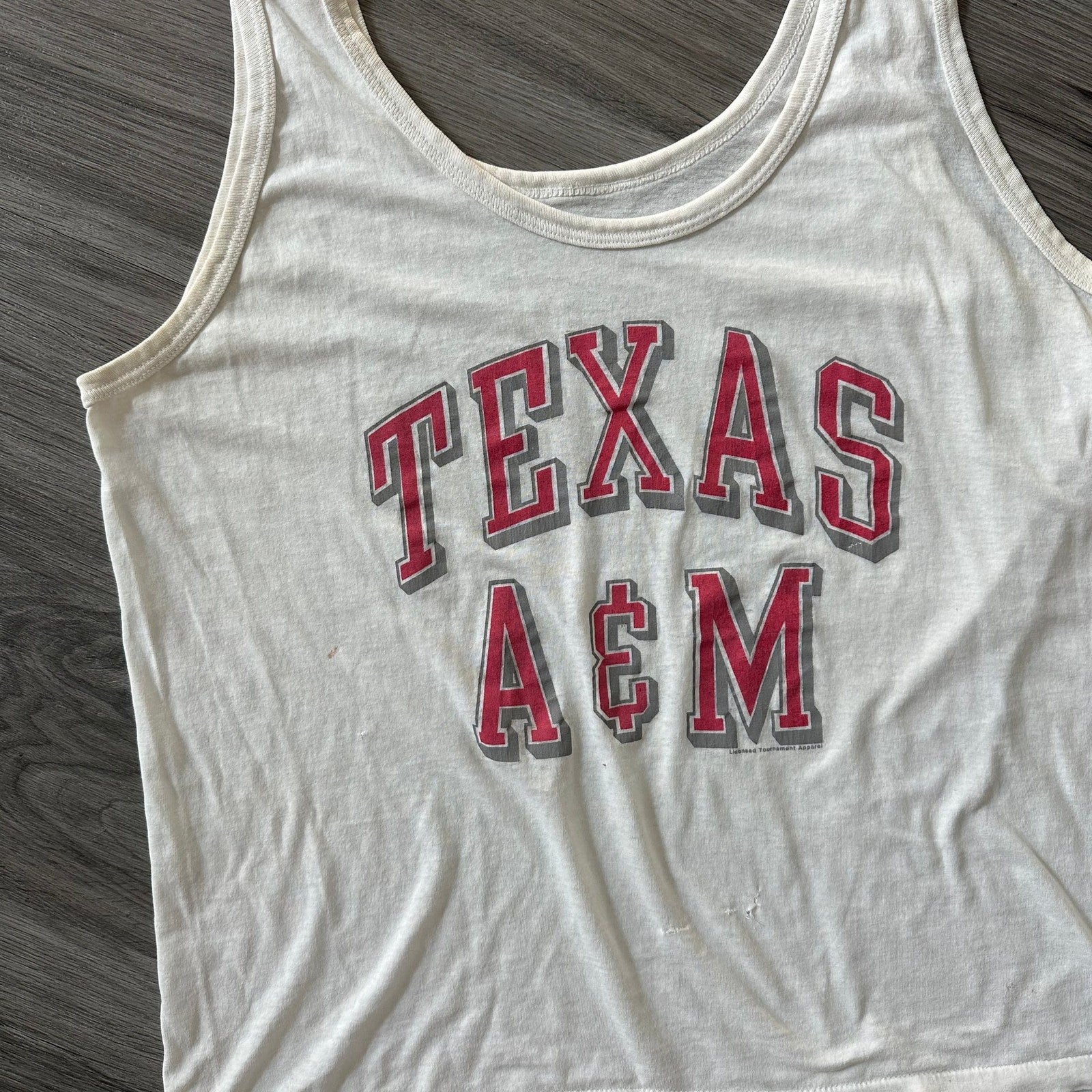 80s Vintage Texas A&M Tank Muscle Tee