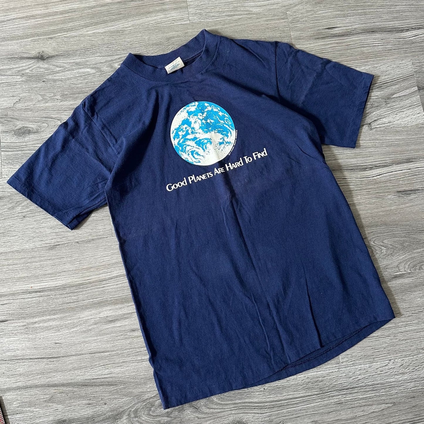 Vintage EarthSpace Enterprises 80s T-Shirt  “Good Planets Are Hard To Find”