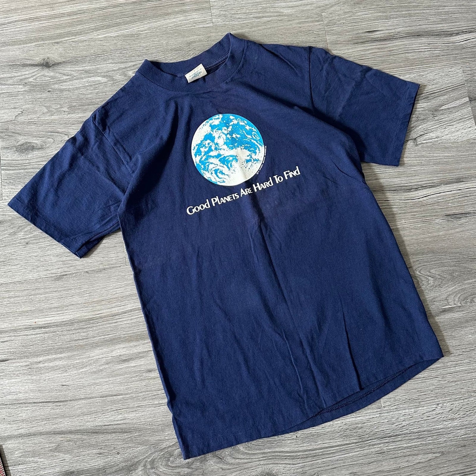 Vintage EarthSpace Enterprises 80s T-Shirt  “Good Planets Are Hard To Find”