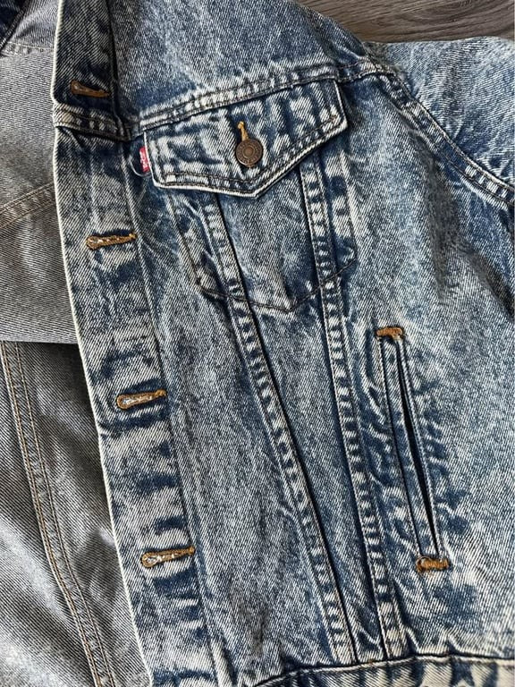 Vintage 80s Levi’s Acid Wash Jean Jacket
