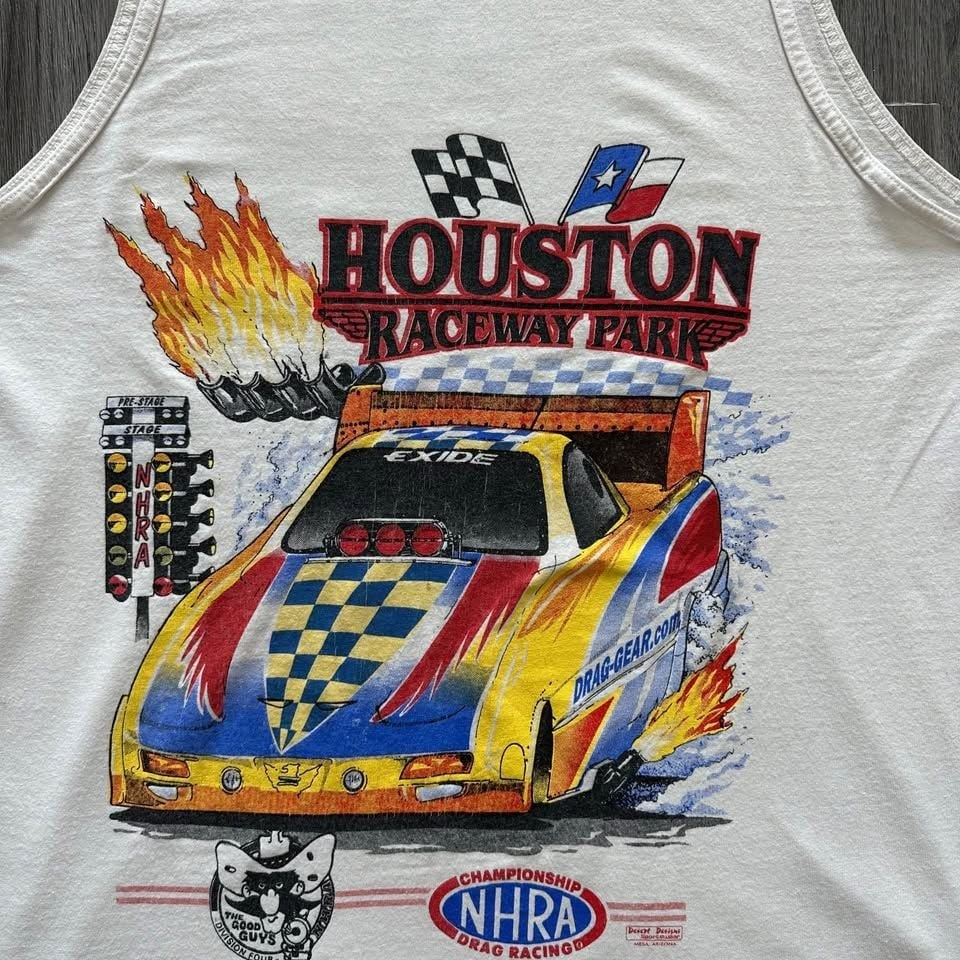 Vintage 90s Houston Raceway Park Tank