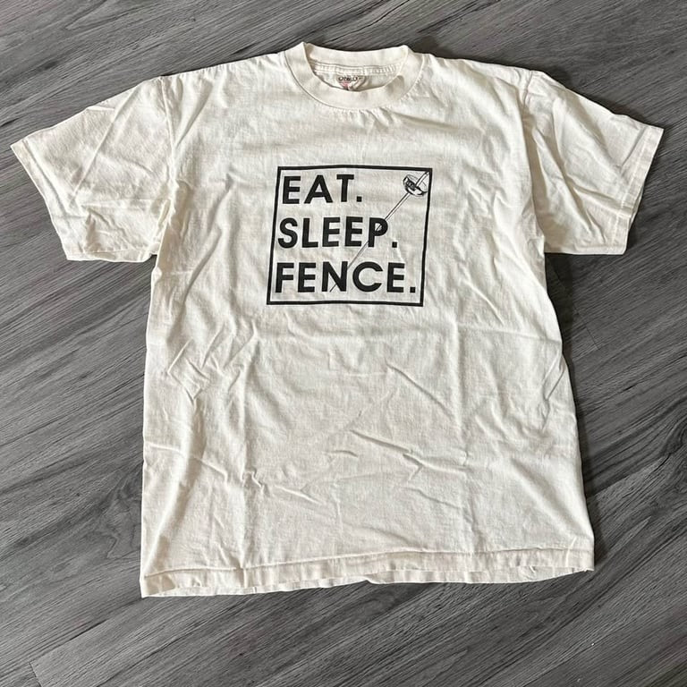 Vintage 80s Eat Sleep Fence T-Shirt