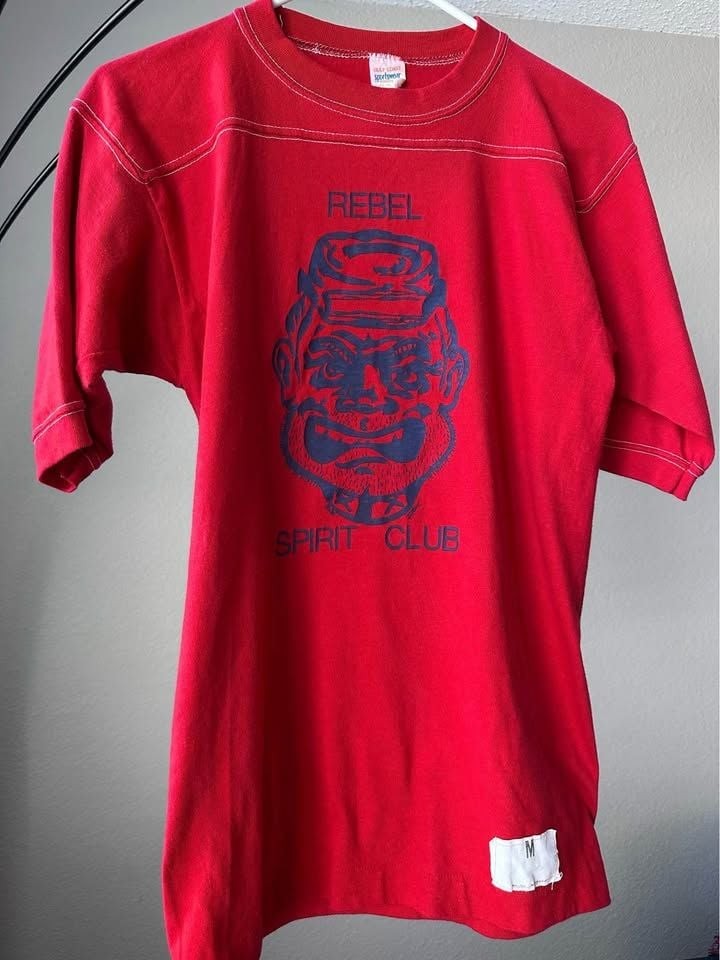 Vintage 70s Rebel Spirit Club Raglan Shirt