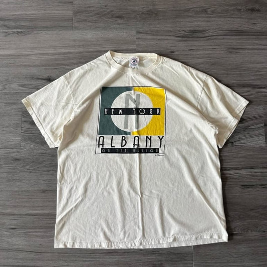 Vintage Albany New York Graphic Tee Delta Pro Weight