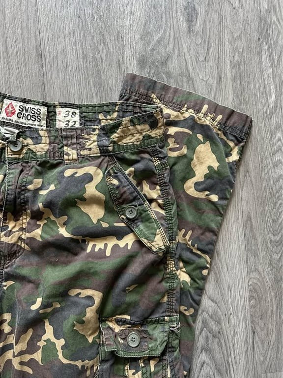 Vtg 90s Alpenflage Swiss Army Cargo Pants