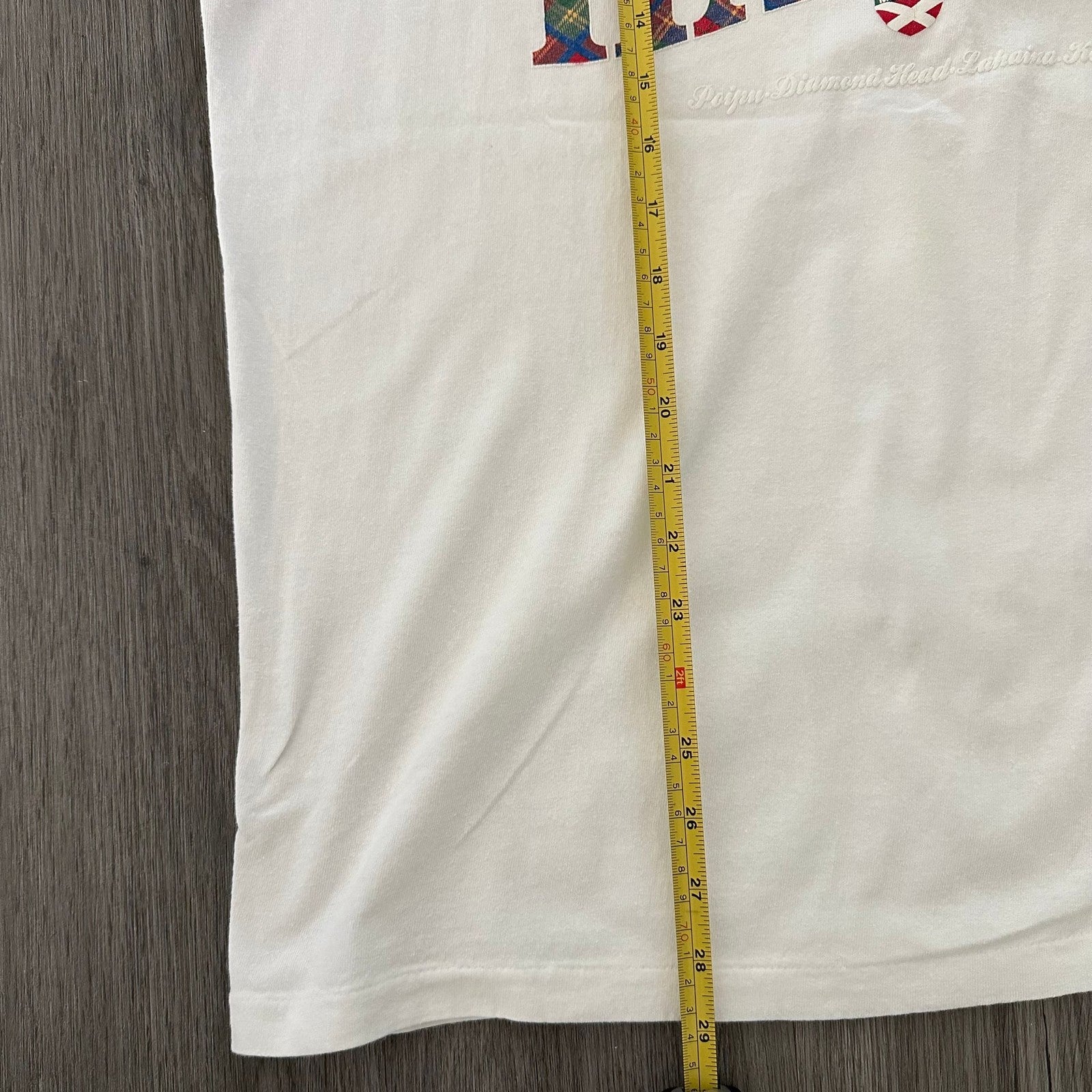 Vintage 90s Hawaii Plaid T-Shirt