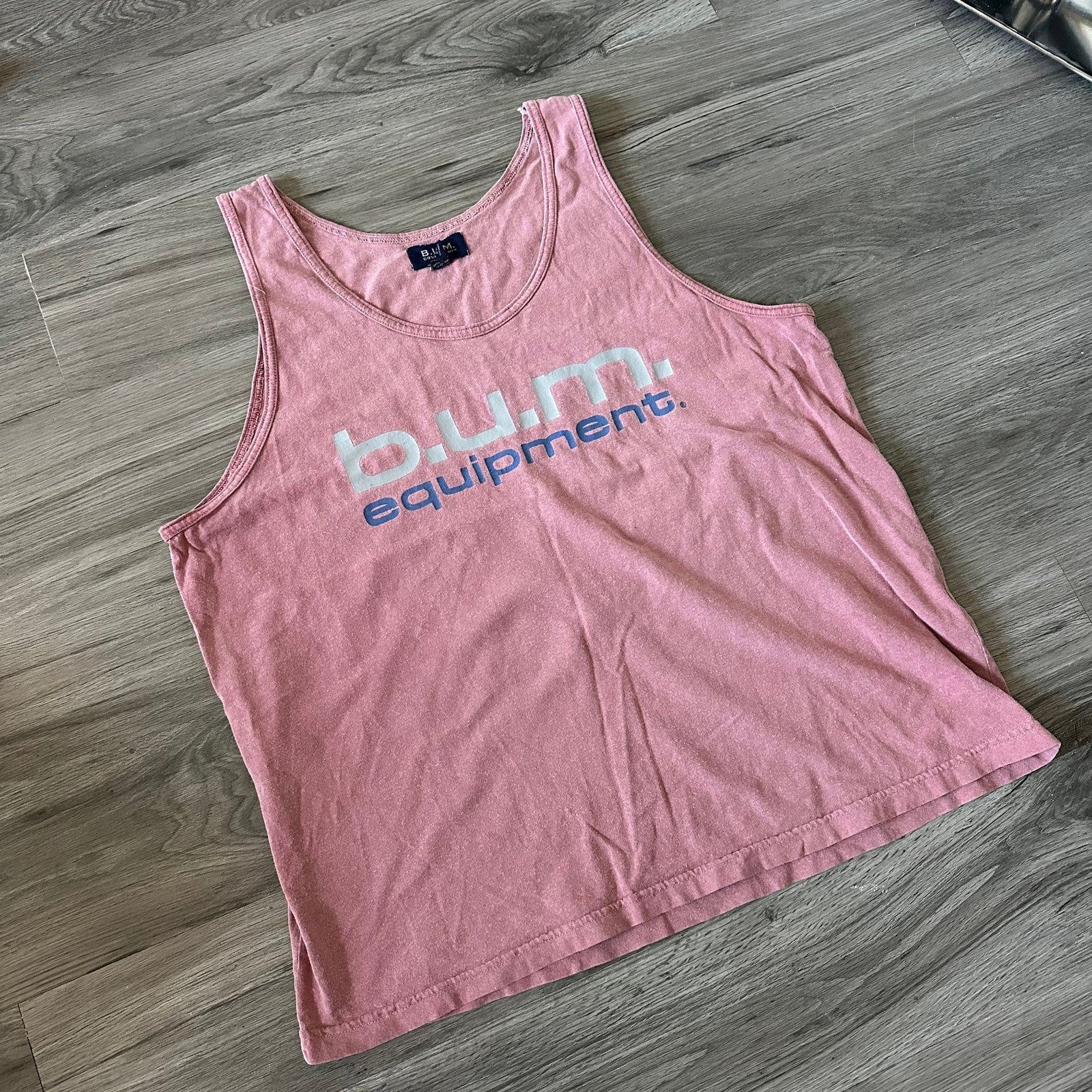 Vtg BUM Equipment 90s Tank Top T-Shirt B.U.M. USA Mens