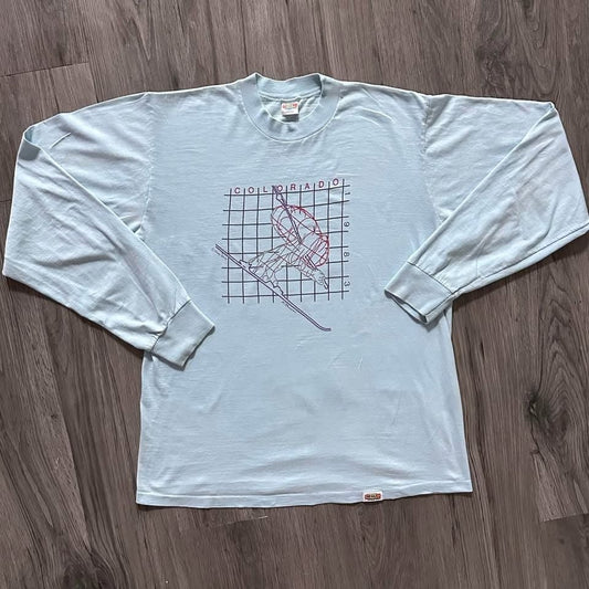 Vintage 80s Colorado Ski Crazy Shirts Long Sleeve