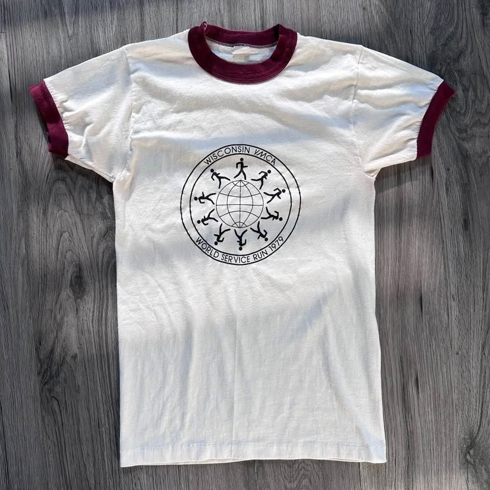 Vintage 70s YMCA Ringer Tee