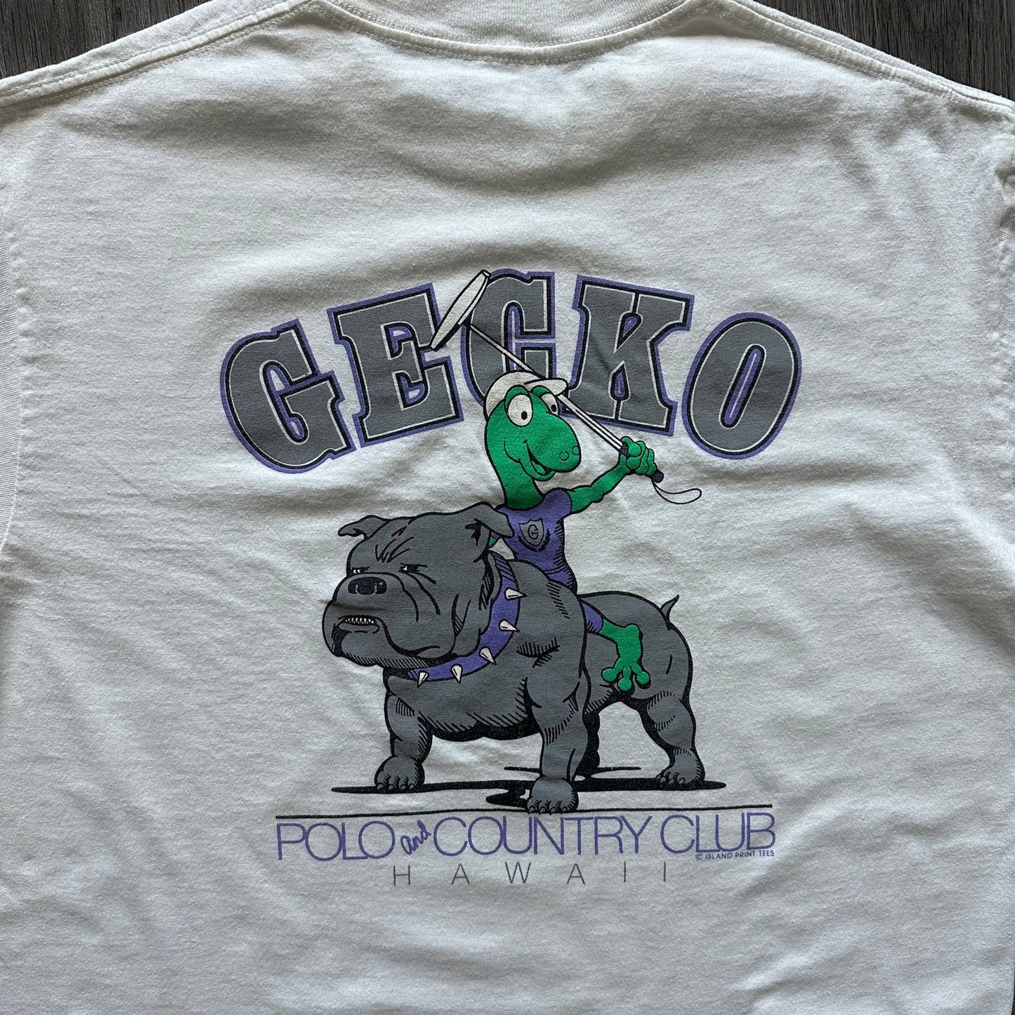 Vintage 90s Gecko Polo & Country Club Hawaii T-Shirt