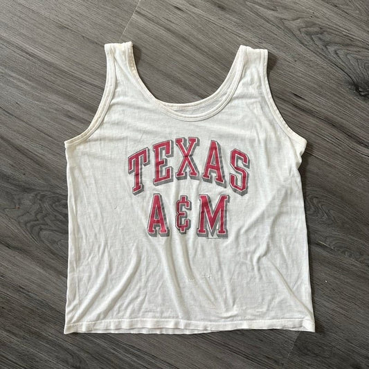 80s Vintage Texas A&M Tank Muscle Tee