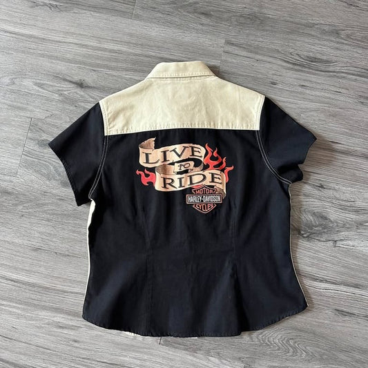 Harley Davidson Women’s Button Down Top