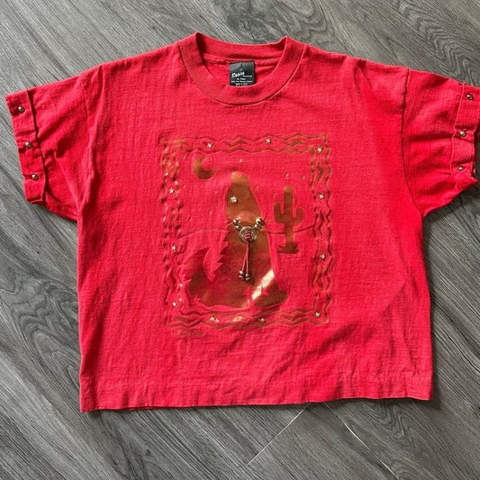 Vintage 80s Western Wolf T-Shirt
