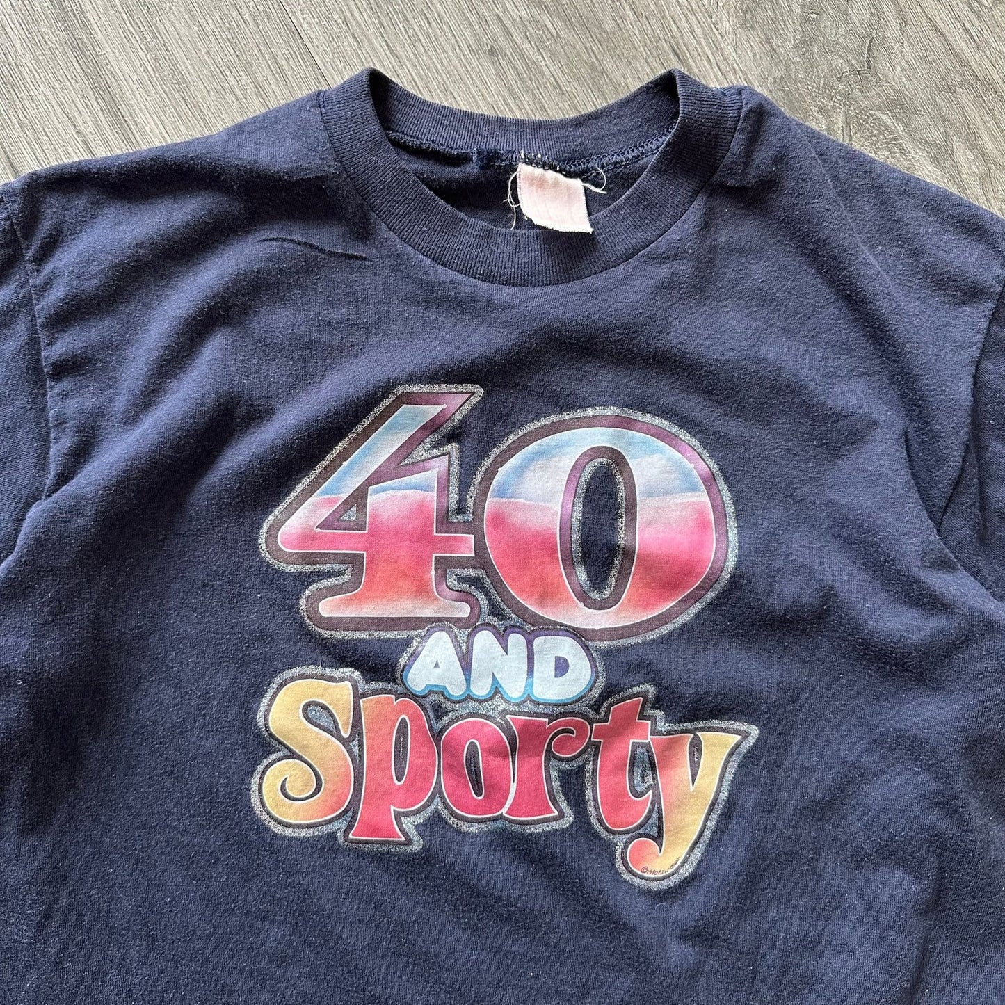 Vintage 1980 40 and Sporty Tee