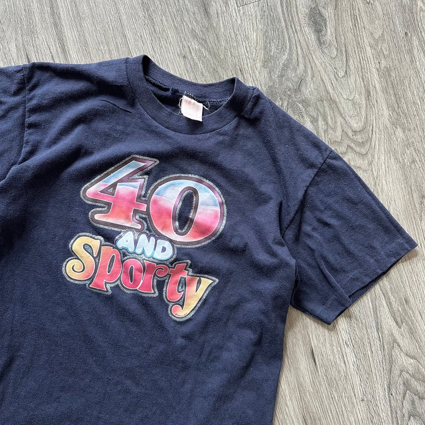 Vintage 1980 40 and Sporty Tee