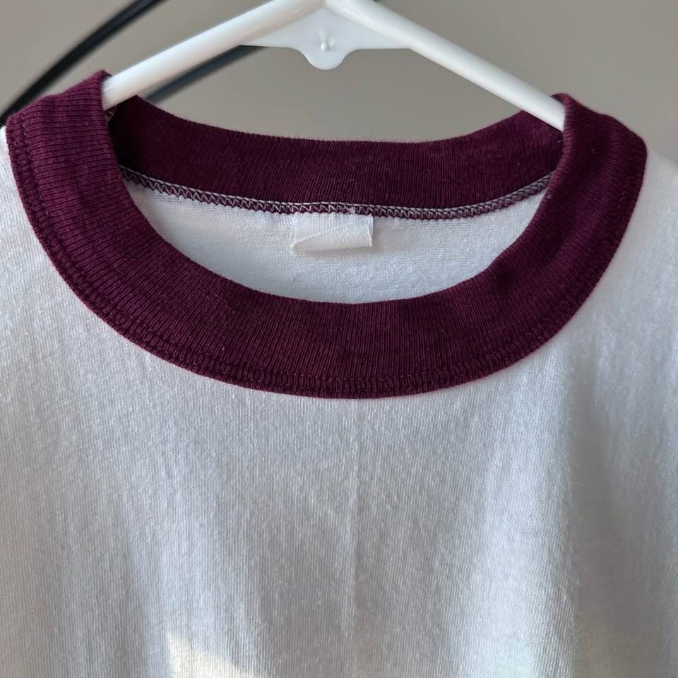Vintage 70s YMCA Ringer Tee