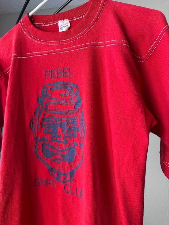 Vintage 70s Rebel Spirit Club Raglan Shirt