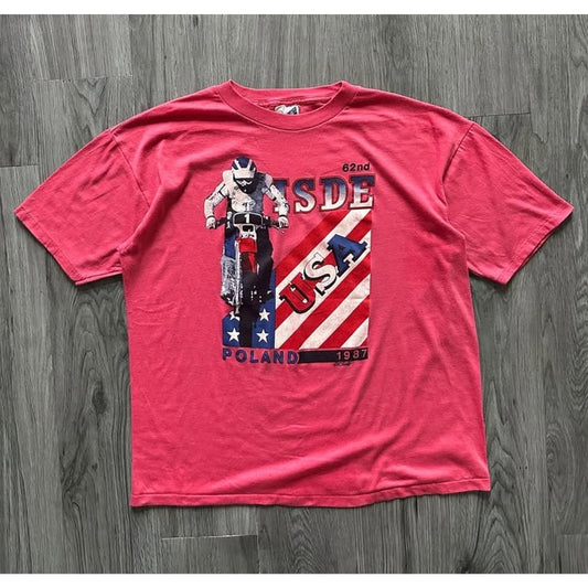 62nd International Six Days Enduro (ISDE) 1987 Vintage T-Shirt