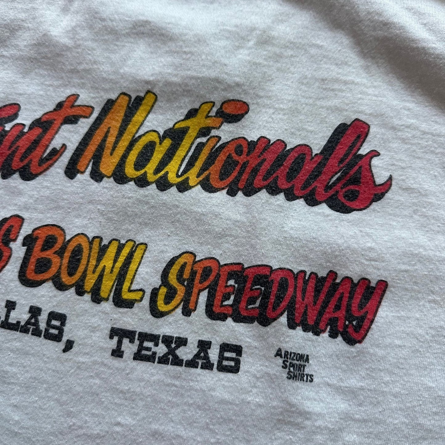 Vintage 1978 Devil’s Bowl Speedway Dallas Nationals T-Shirt